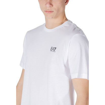 EA7 Emporio Armani Black And White Cotton Sportswear