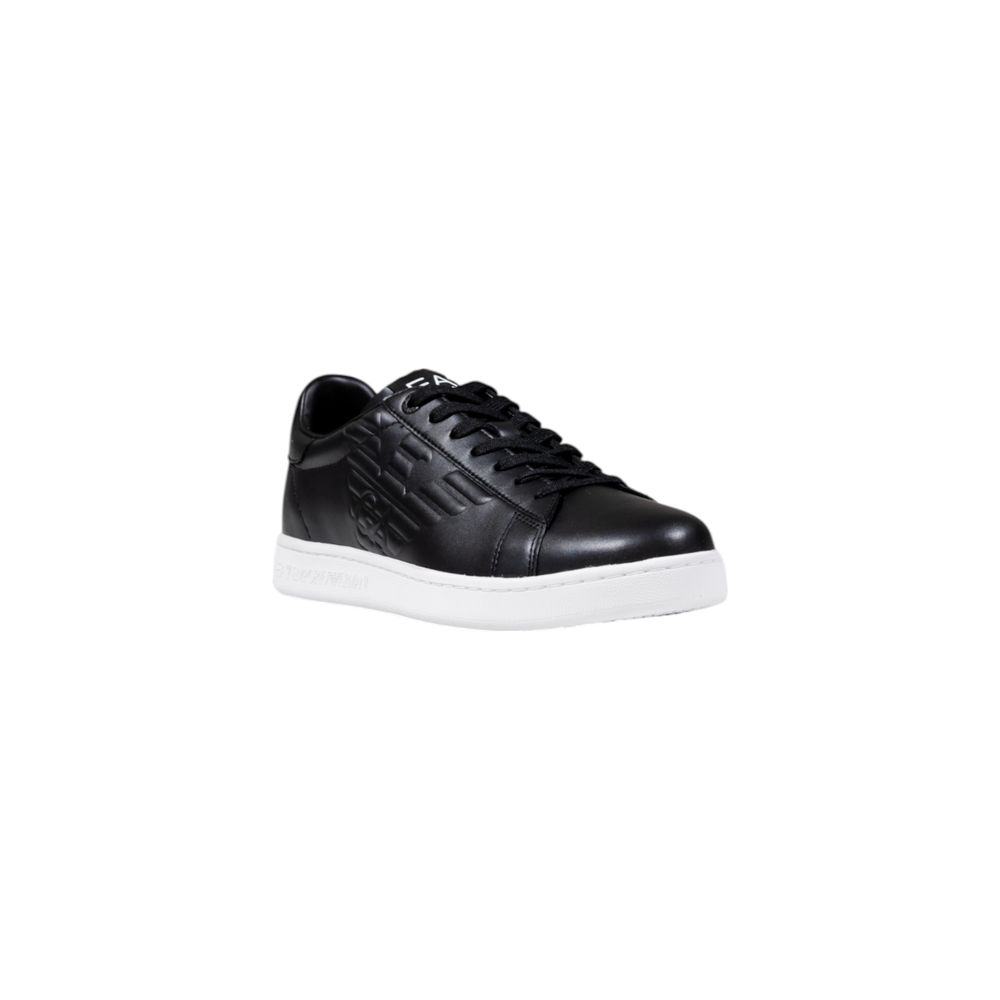 Baskets EA7 Emporio Armani homme en cuir noir – EA-16868900009