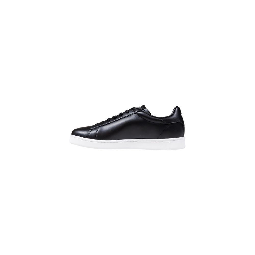 Baskets EA7 Emporio Armani homme en cuir noir – EA-16868900009