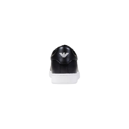 Baskets EA7 Emporio Armani homme en cuir noir – EA-16868900009