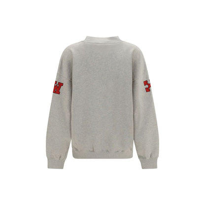 Sweat-shirt Off-White femme Off College en coton gris – OF-2FE00513TW063