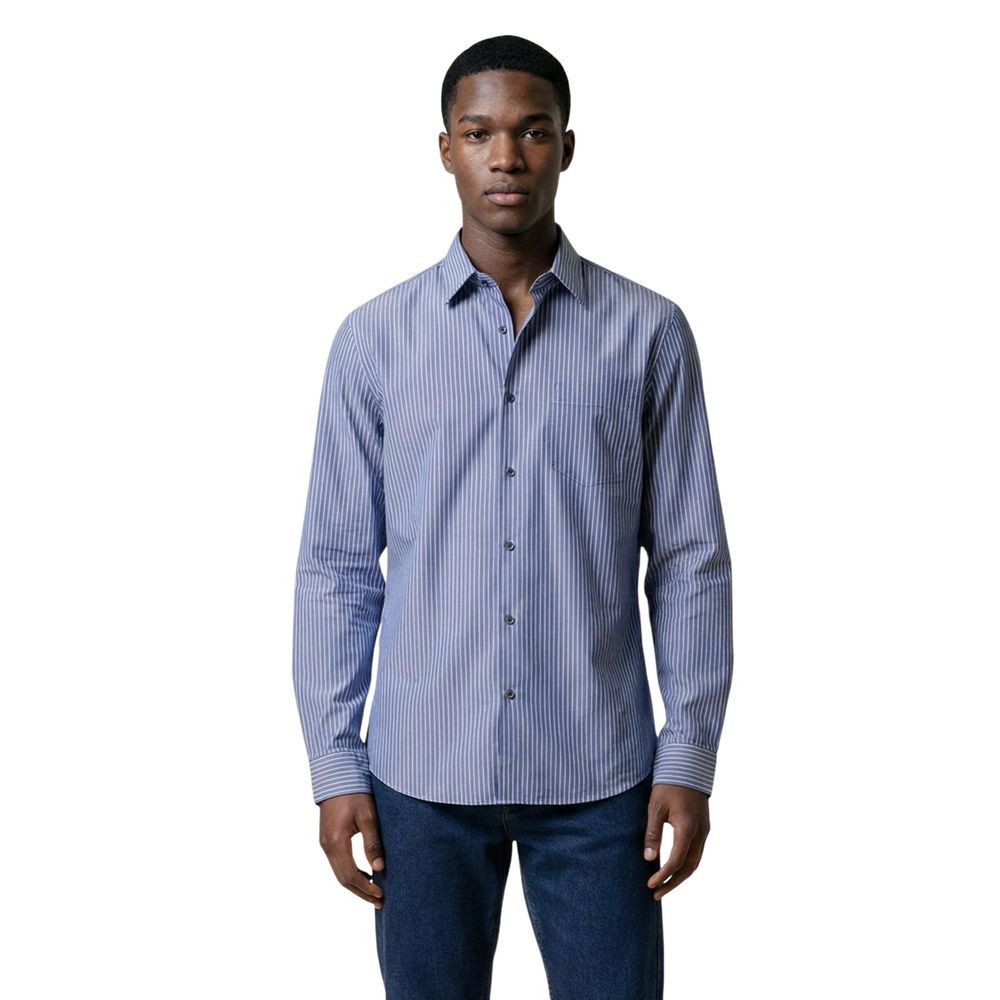 Armani Exchange Bicolor Cotton Dress Shirt