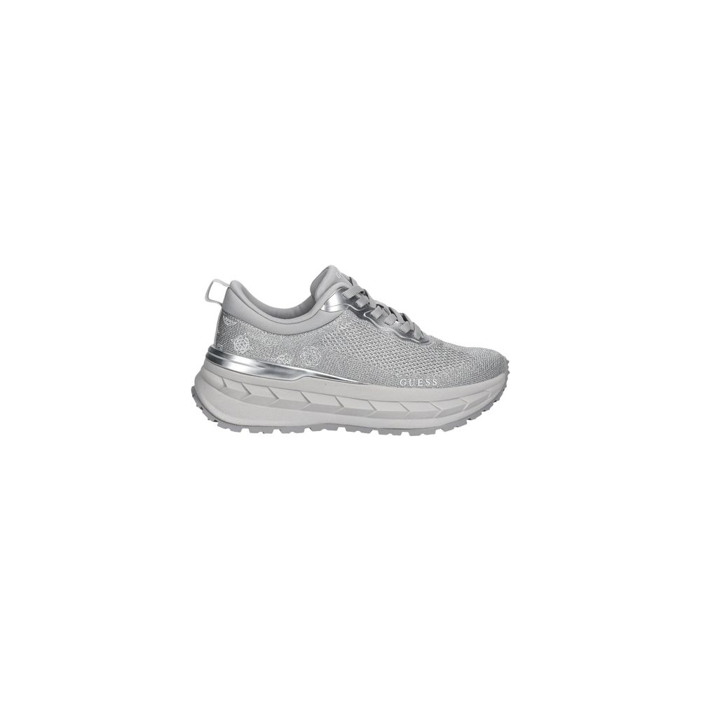 Baskets Guess femme Runit3 en polyester argenté – GU-18816700226