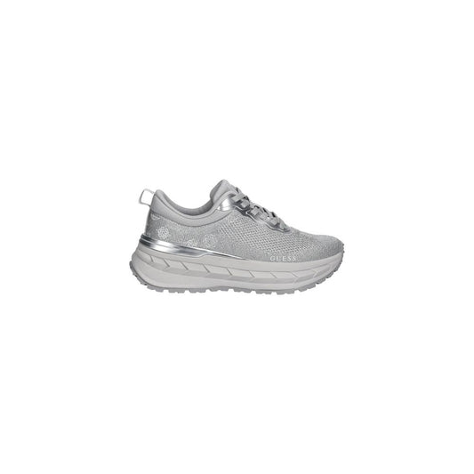Baskets Guess femme Runit3 en polyester argenté – GU-18816700226