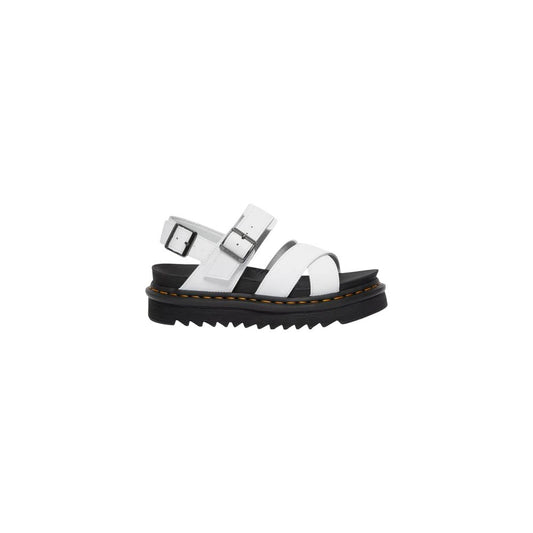 Dr. Martens White Leather Strap-On Sandals