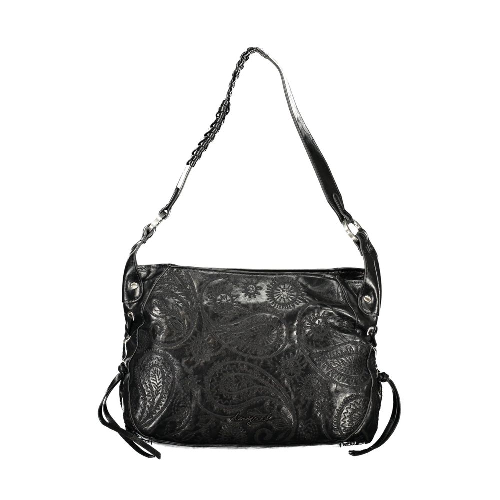 Sac à bandoulière Desigual femme Siroco Quincy en polyuréthane noir – DE-47461