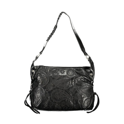 Sac à bandoulière Desigual femme Siroco Quincy en polyuréthane noir – DE-47461