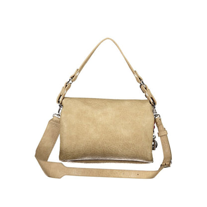 Sac à main Desigual femme Half Logo Venecia 4.0 en polyuréthane beige – DE-47471