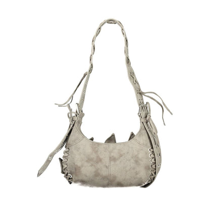 Sac à bandoulière Desigual femme Haiti Mini Nickel en polyuréthane gris – DE-47480