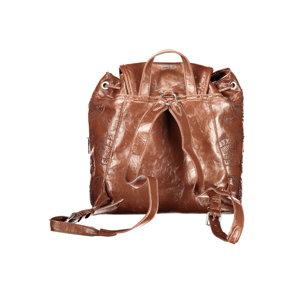 Sac à dos Desigual femme Siroco Tula Mini en polyuréthane marron – DE-47481