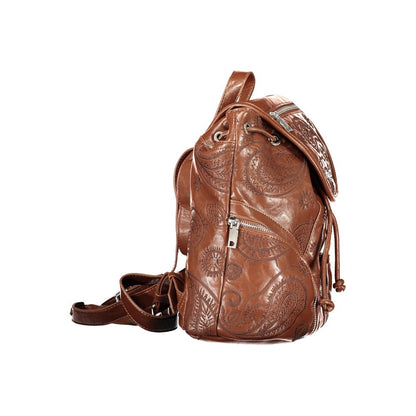 Sac à dos Desigual femme Siroco Tula Mini en polyuréthane marron – DE-47481