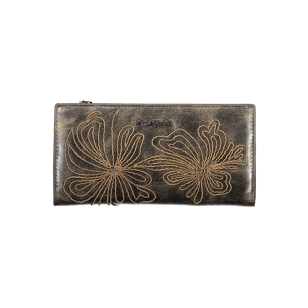 Portefeuille Desigual femme Mistral Clarisa en polyuréthane marron – DE-47505