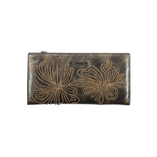 Portefeuille Desigual femme Mistral Clarisa en polyuréthane marron – DE-47505