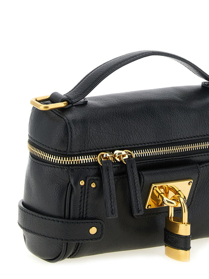Chloé Black Buffalo Leather Shoulder Bag