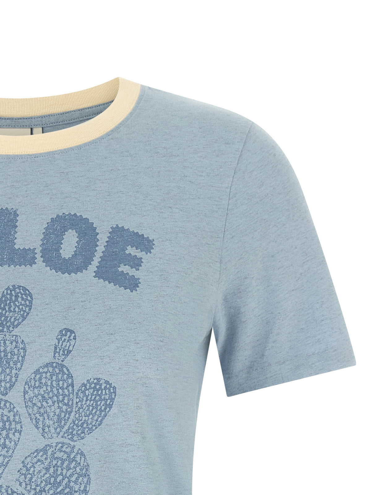 Chloé Blue Cotton T-Shirt