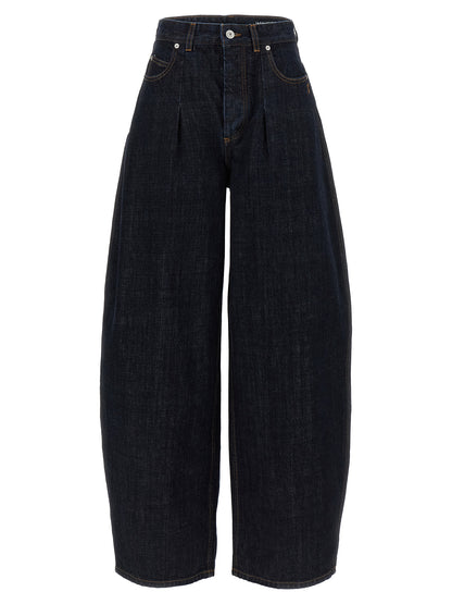 Jean Jacquemus femme Le De-Nîmes Ovalo en coton bleu – JA-315475