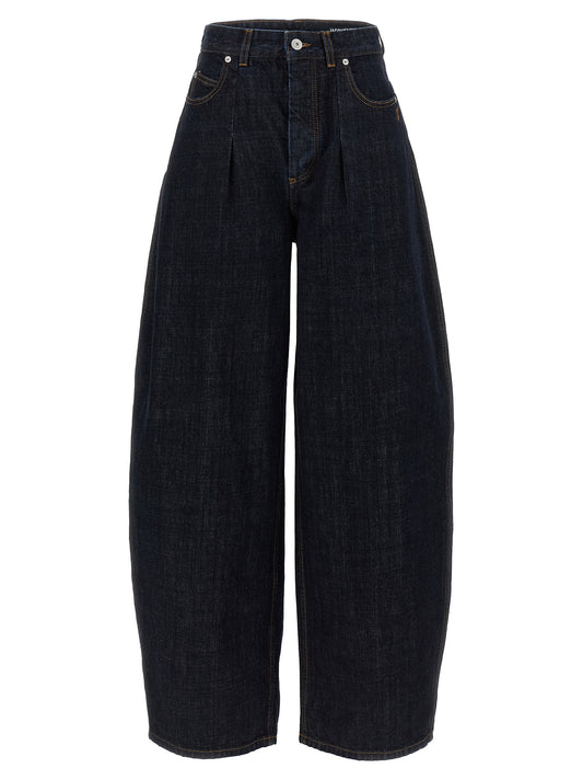 Jean Jacquemus femme Le De-Nîmes Ovalo en coton bleu – JA-315475