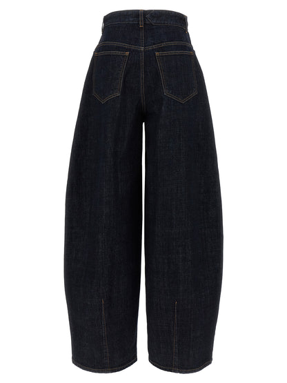 Jean Jacquemus femme Le De-Nîmes Ovalo en coton bleu – JA-315475