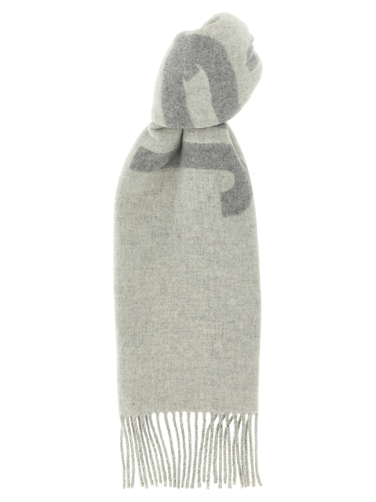 Écharpe Jacquemus homme en laine grise – JA318568BM