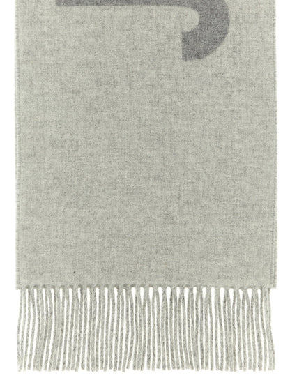 Écharpe Jacquemus homme en laine grise – JA318568BM