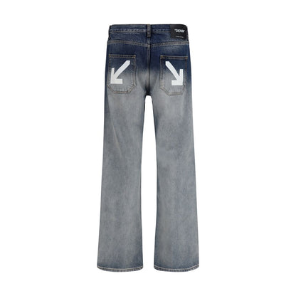 Jean Off-White homme Half Arrow en coton gris – OF-OMYA18JF26DEN00740463