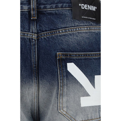 Jean Off-White homme Half Arrow en coton gris – OF-OMYA18JF26DEN00740463