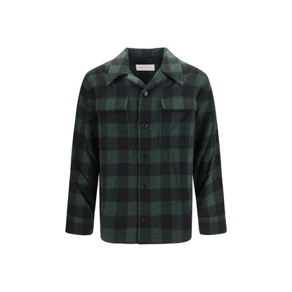 Ami Paris Bicolor Wool Oves Aries Full-Length Jacket