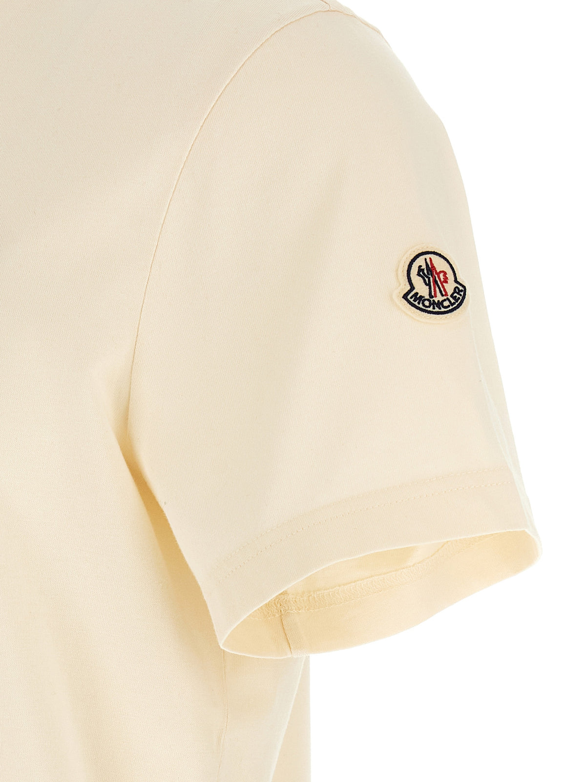Moncler White Cotton T-Shirt