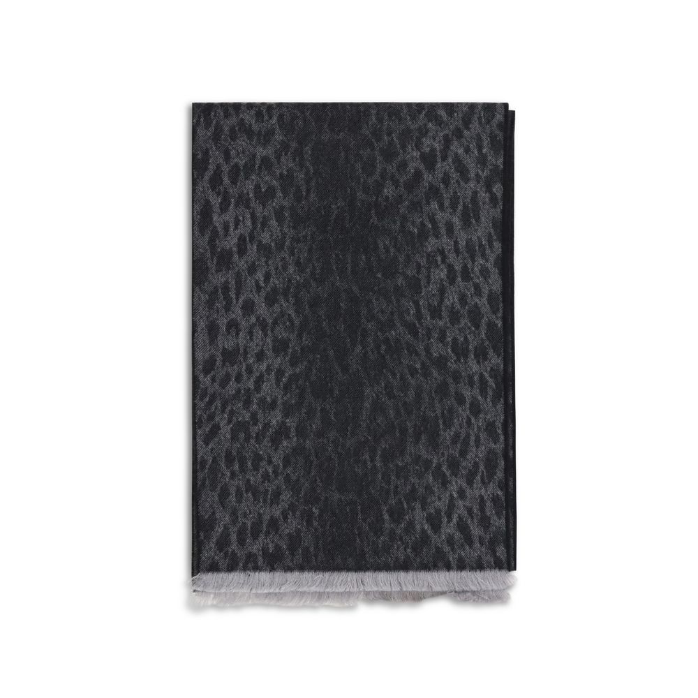 Écharpe Gucci femme en laine mérinos grise – GUA005HK3G2001360BB