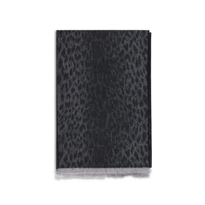 Écharpe Gucci femme en laine mérinos grise – GUA005HK3G2001360BB