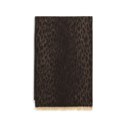 Écharpe Gucci femme en laine mérinos marron – GUA005HK3G2009864BB