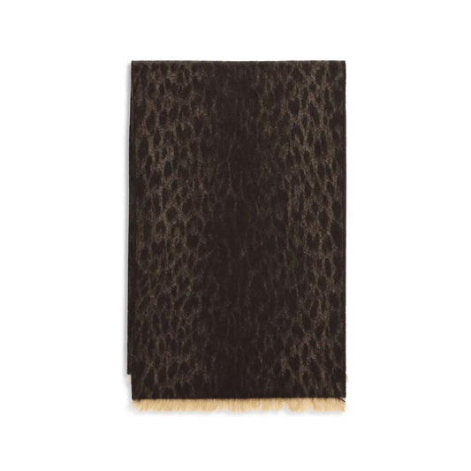 Écharpe Gucci femme en laine mérinos marron – GUA005HK3G2009864BB