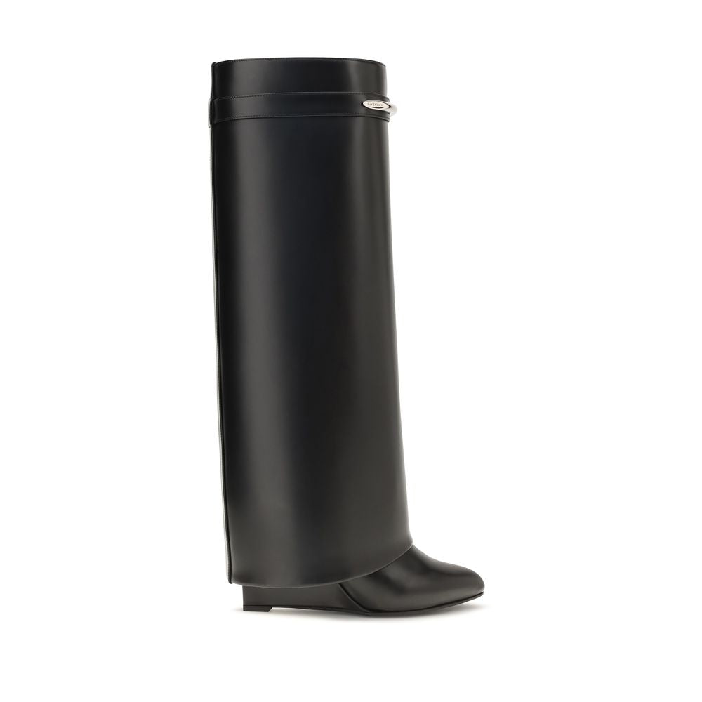 Givenchy Black Calf Leather Bos Taurus Ankle Boots