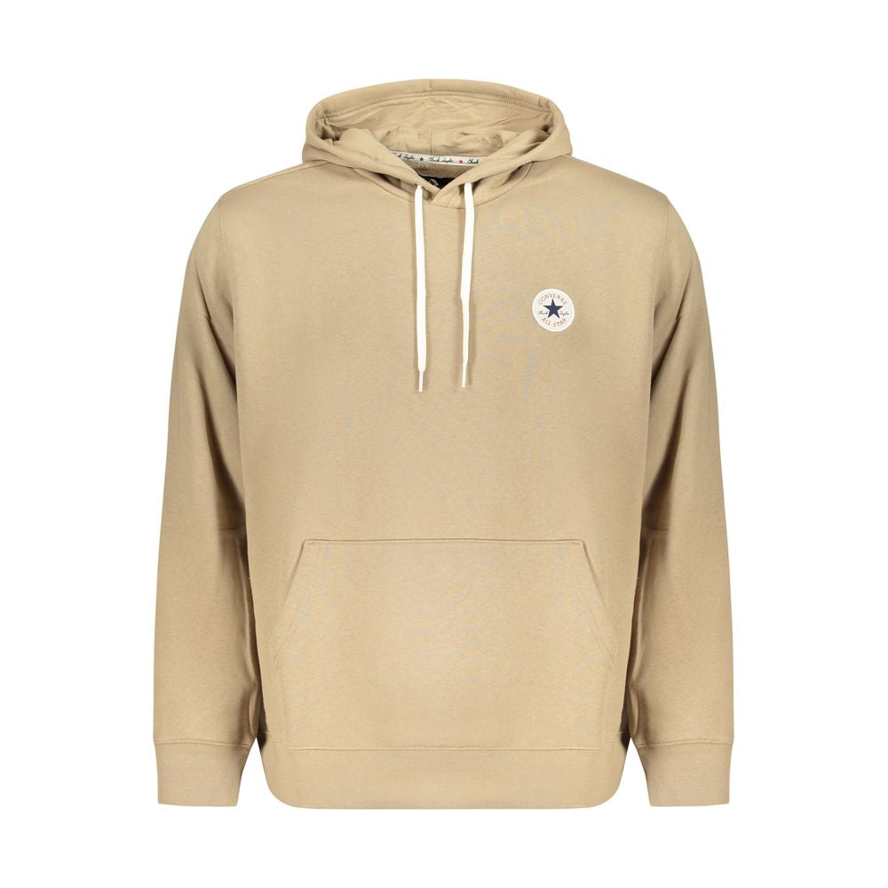 Sweat à capuche Converse homme en coton beige – CO-47636