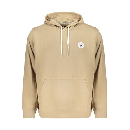Sweat à capuche Converse homme en coton beige – CO-47636
