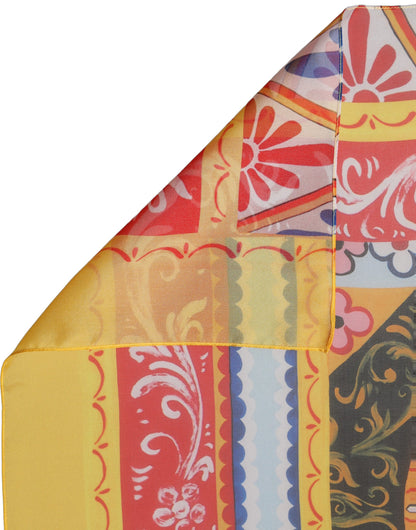 Foulard Dolce & Gabbana femme en soie multicolore – MS7593