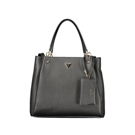 Sac à main Guess Jeans femme Lorella en polyuréthane noir – GU-47736