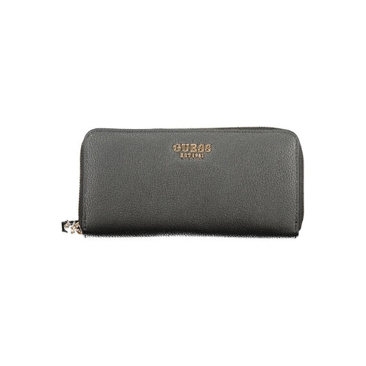 Guess Jeans Melody Geldbörse aus schwarzem Polyethylen – GU-47738