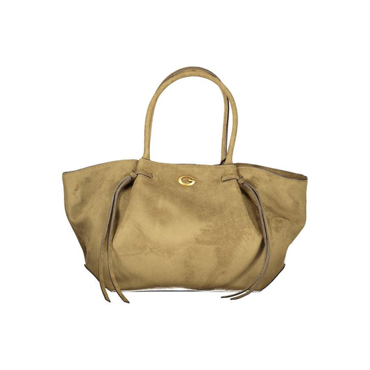 Guess Jeans Green Polyester Handbag