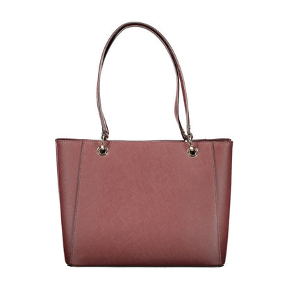 Guess Jeans Brown Polyethylene Handbag
