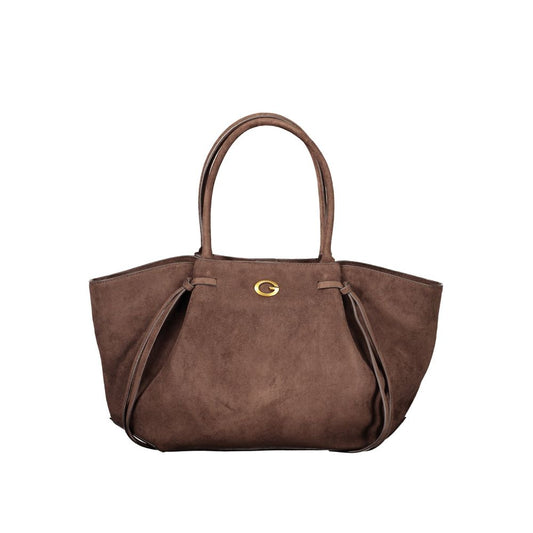 Guess Jeans Brown Polyester Handbag