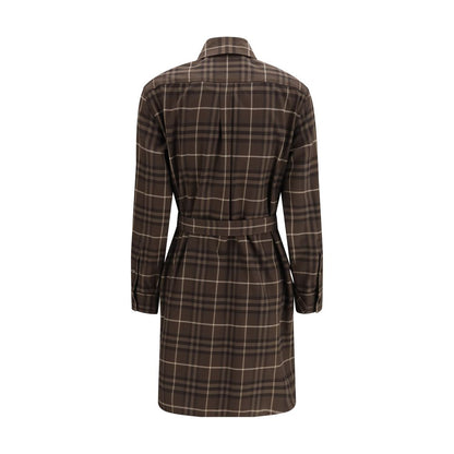 Burberry Brown Cotton Casual Dress