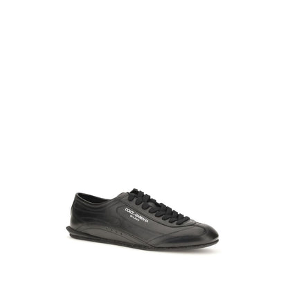 Baskets Dolce & Gabbana homme Lipari en cuir de veau noir – DO-CS2473A037480999