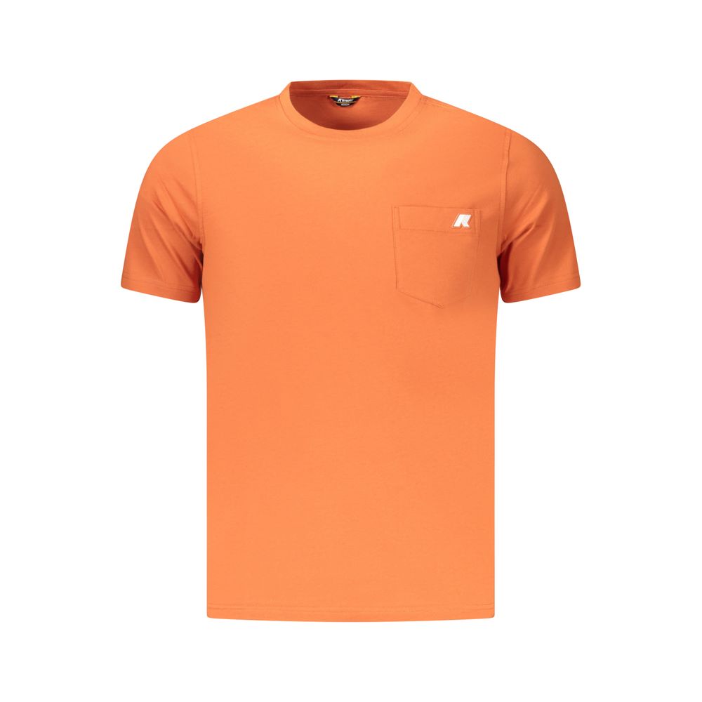 K-WAY Orange Cotton Men's T-Shirt