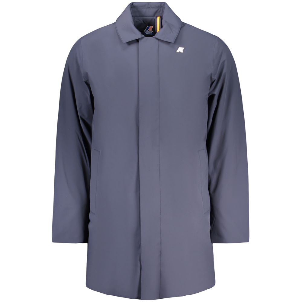 K-WAY Blue Polyamide Men's Jacket