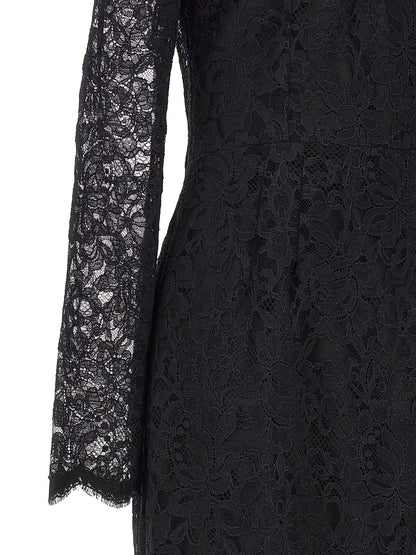 Dolce & Gabbana Black Polyamide Casual Dress