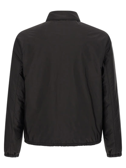 Prada Black Recycled Polyamide Full-Length Jacket