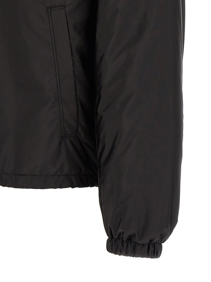 Prada Black Recycled Polyamide Full-Length Jacket