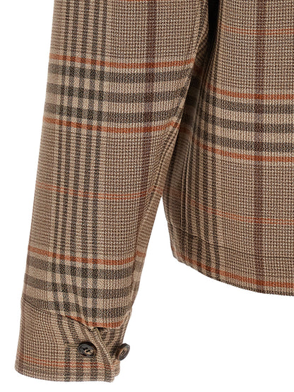 Burberry Beige Wool Full-Length Jacket
