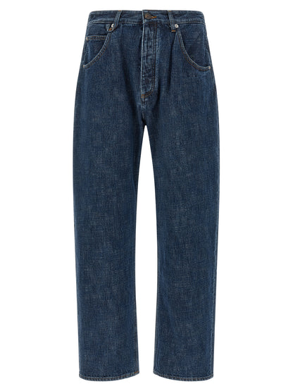 Jean Jacquemus homme Le De-Nîmes Tempo en coton biologique bleu – JA-344035